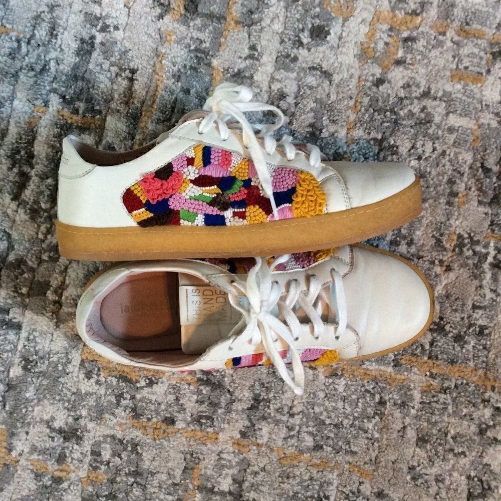Anthropologie CREWE CREPE SNEAKER! SIZE 9.5 US